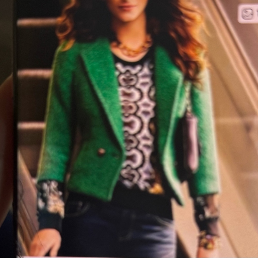 CAbi Vibrant Green Blazer